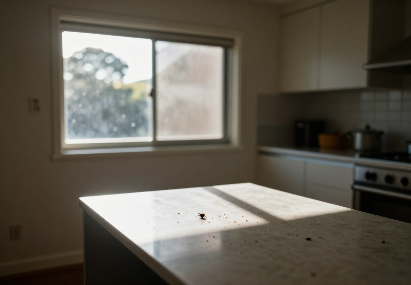 Cockroaches in a Westmead kitchen